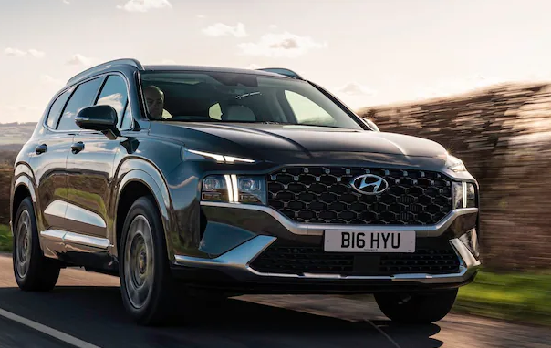 Hyundai Santa Fe 2021 bagageutrymme mått